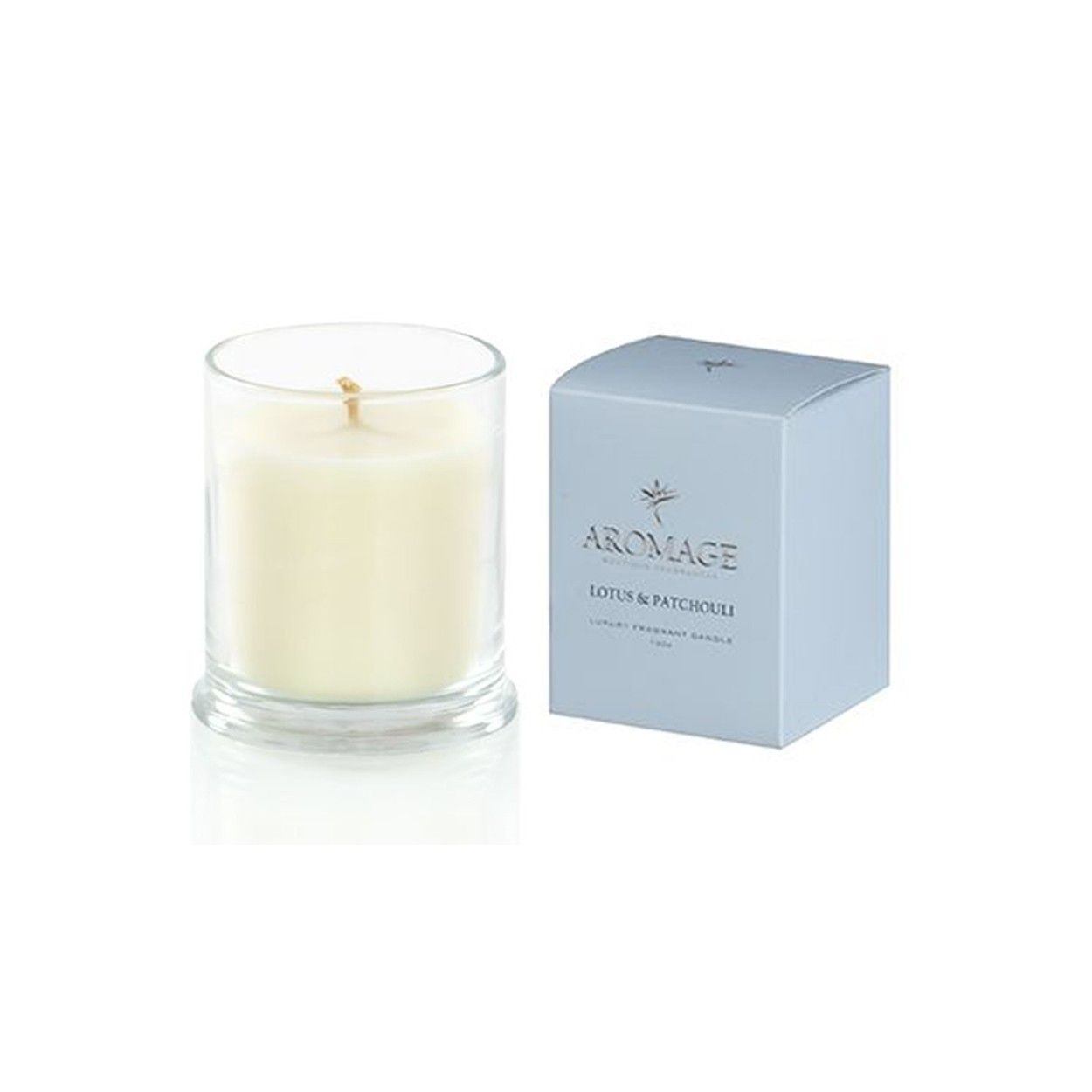 Candle Scented in Glass (6.5x7.5 cm) Lotus and Patchouli