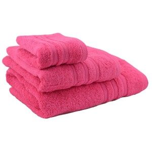 Telo da doccia di cotone fucsia (70x140)