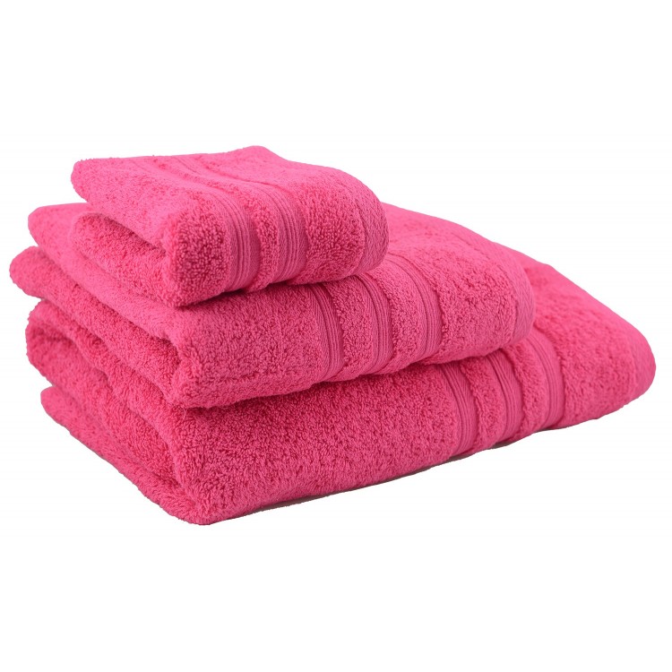 Towel shower cotton fuchsia (70x140)
