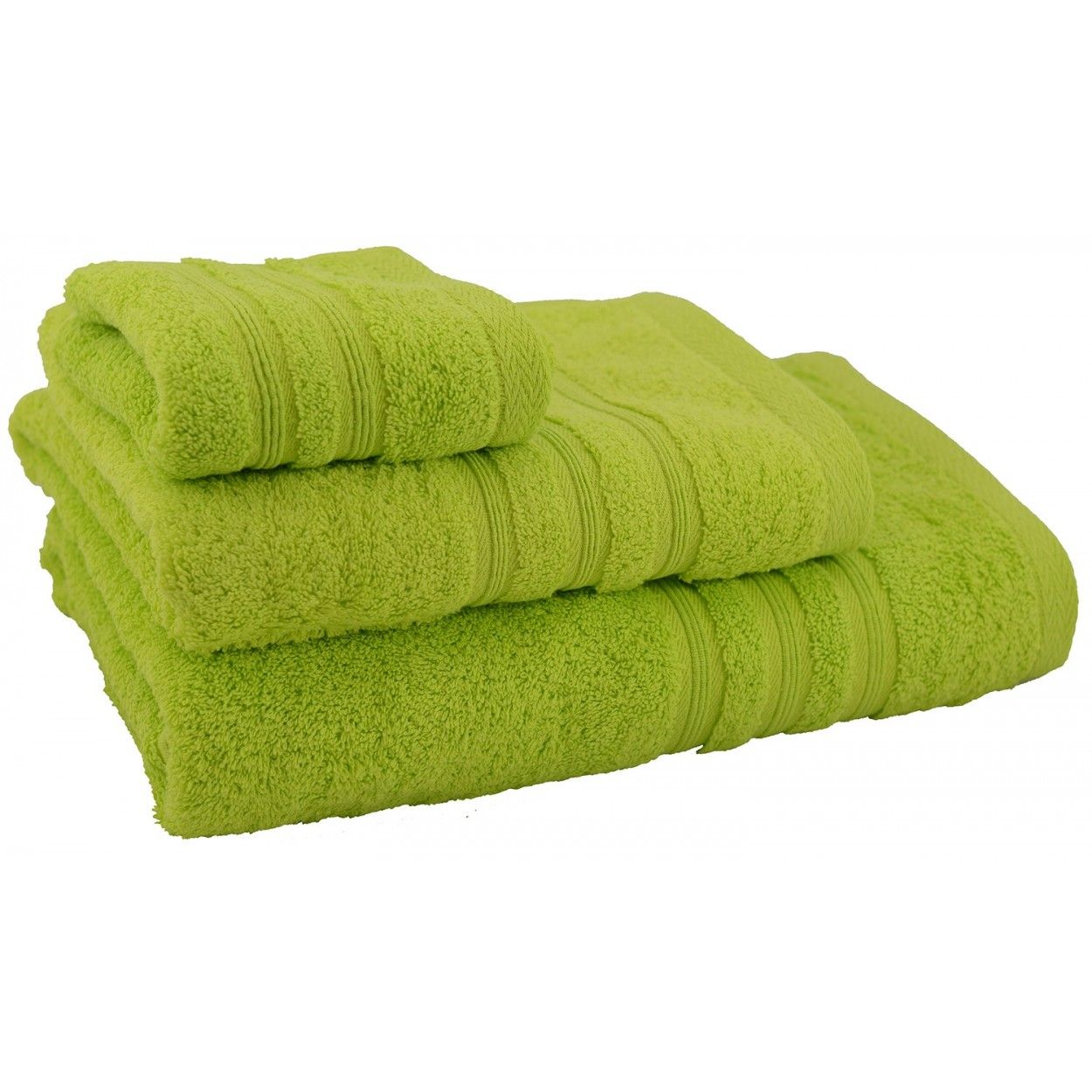Telo da doccia di cotone, verde (70x140)