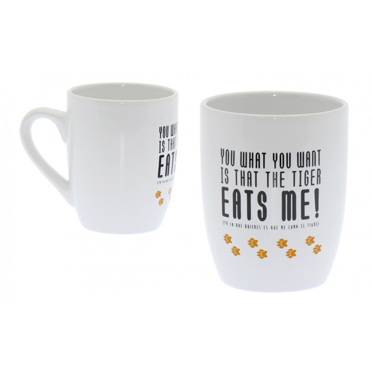Taza "Mug" de Cerámica 385 ml. Mod.Tigre