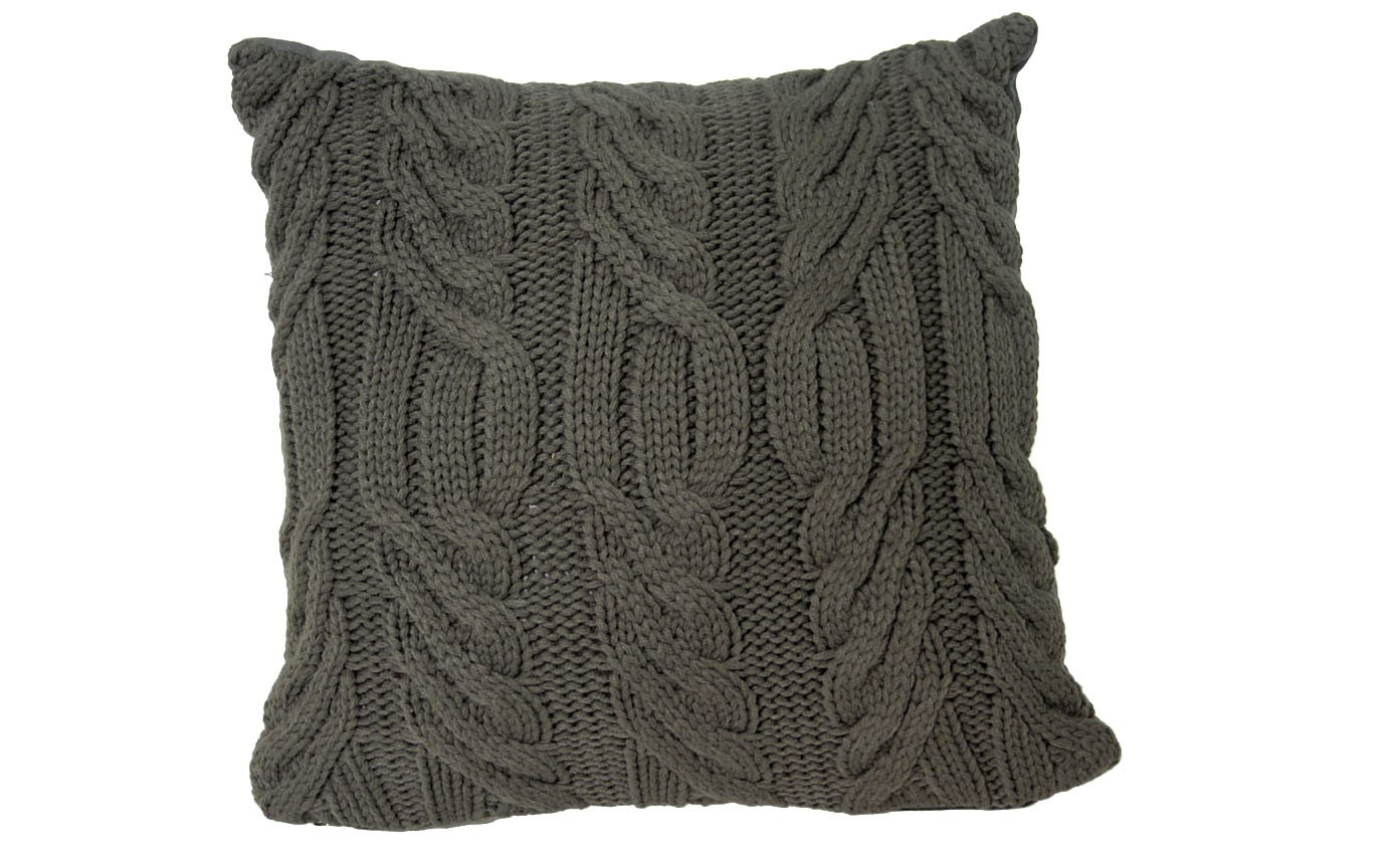 Cuscino grigio (45x45 cm) acrilico