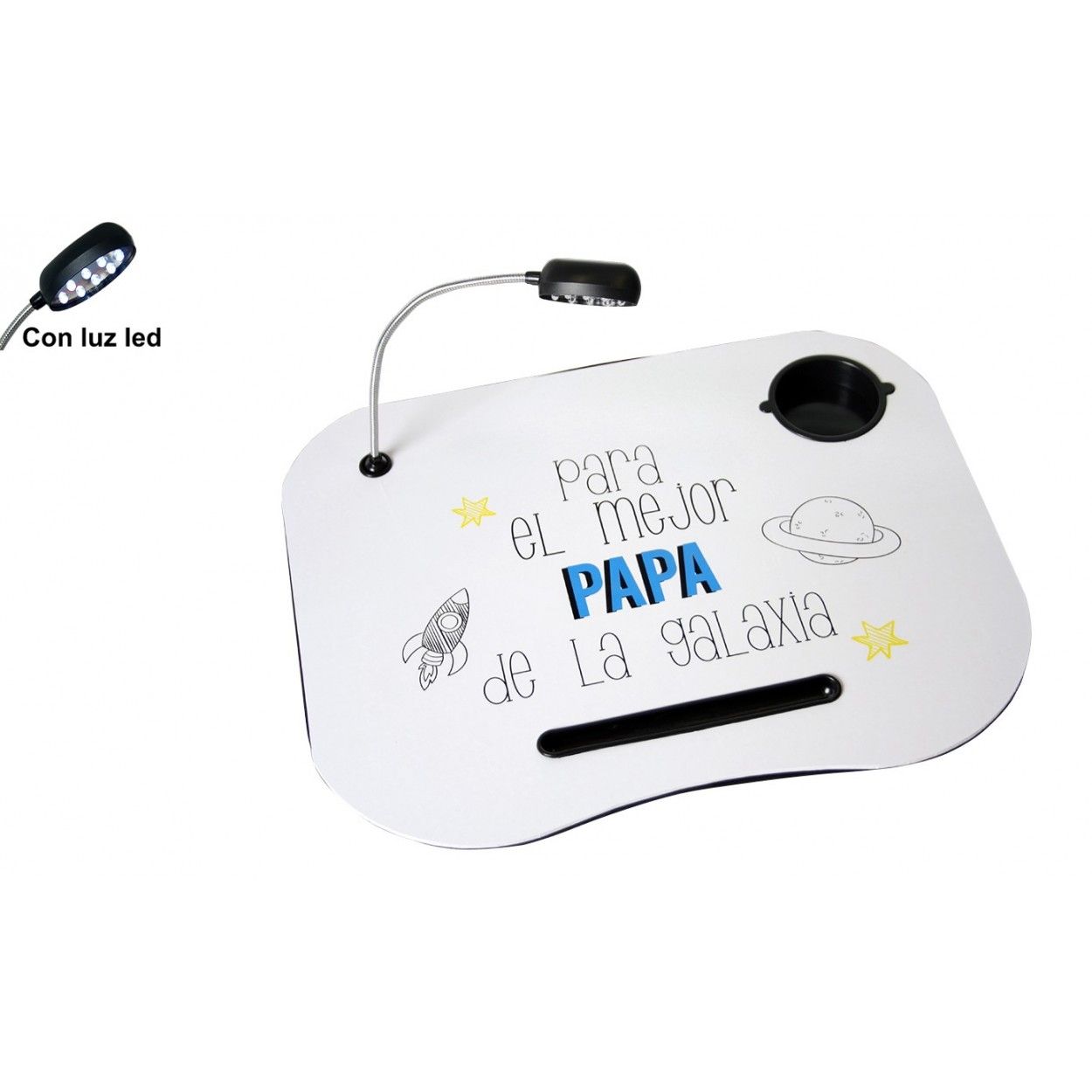 Tray for computer with Led light (47x37 cm) dad