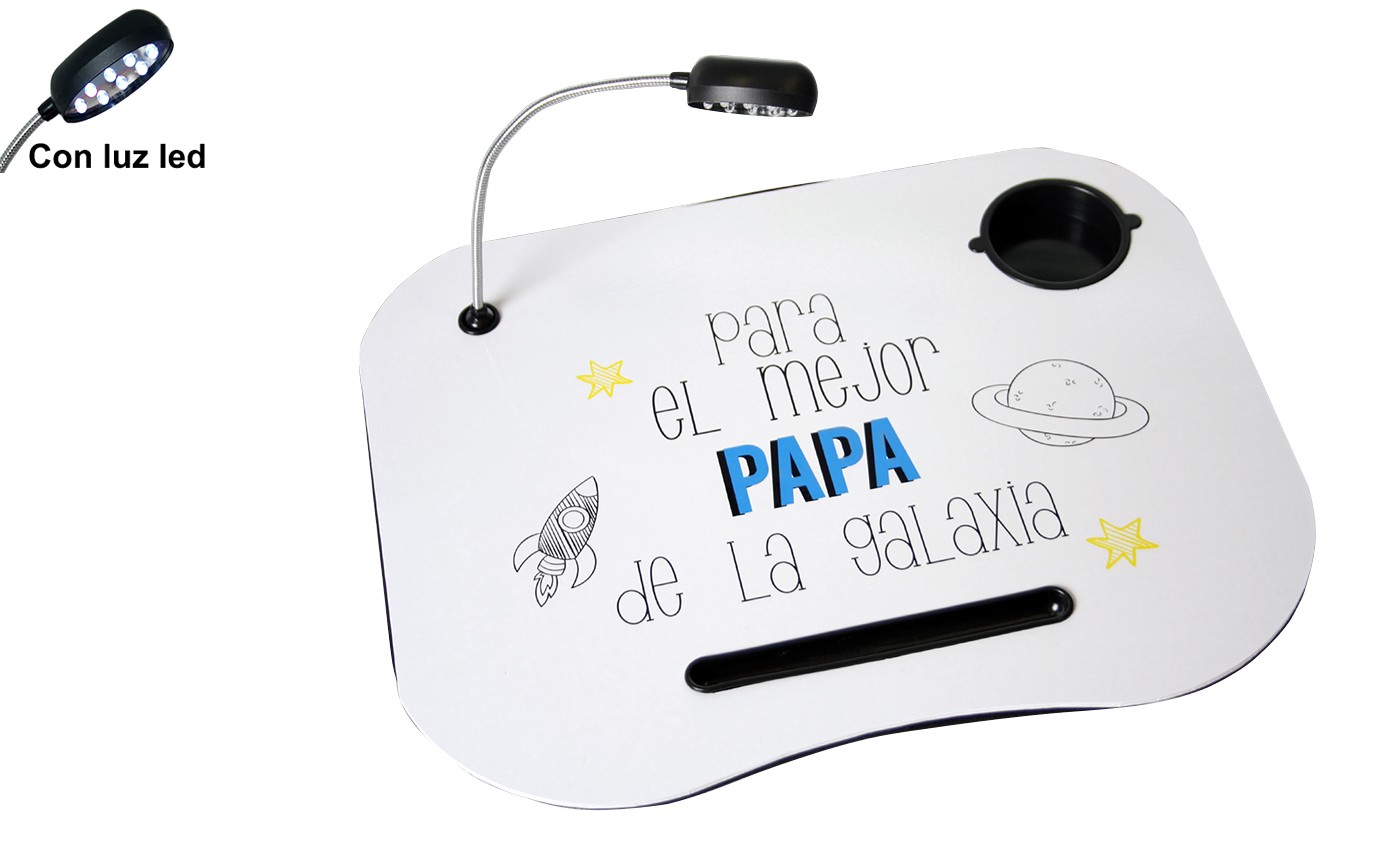 Tray for computer with Led light (47x37 cm) dad