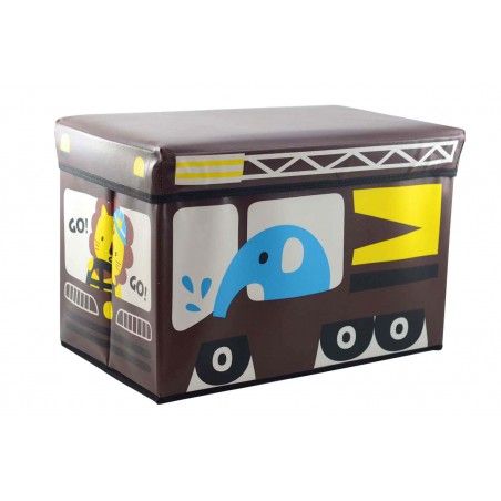 puff-chest children's folding brown, model elephant (48x31x31)