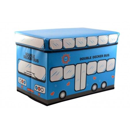Puff-chest, child folding, bus blue (48x31x31)