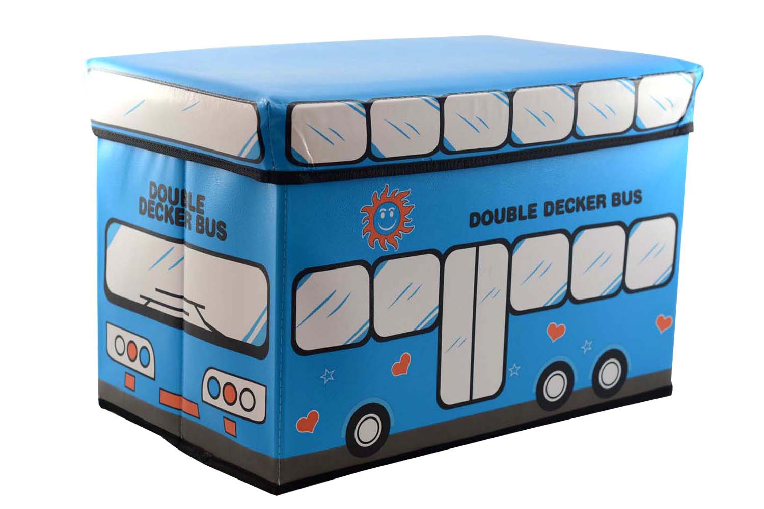 Feuilletée-de la poitrine, de l'enfant, le pliage, le bus bleu (48x31x31)