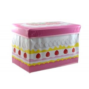 Puff-petto, bambino pieghevole, crostata di fragole (48x31x31)