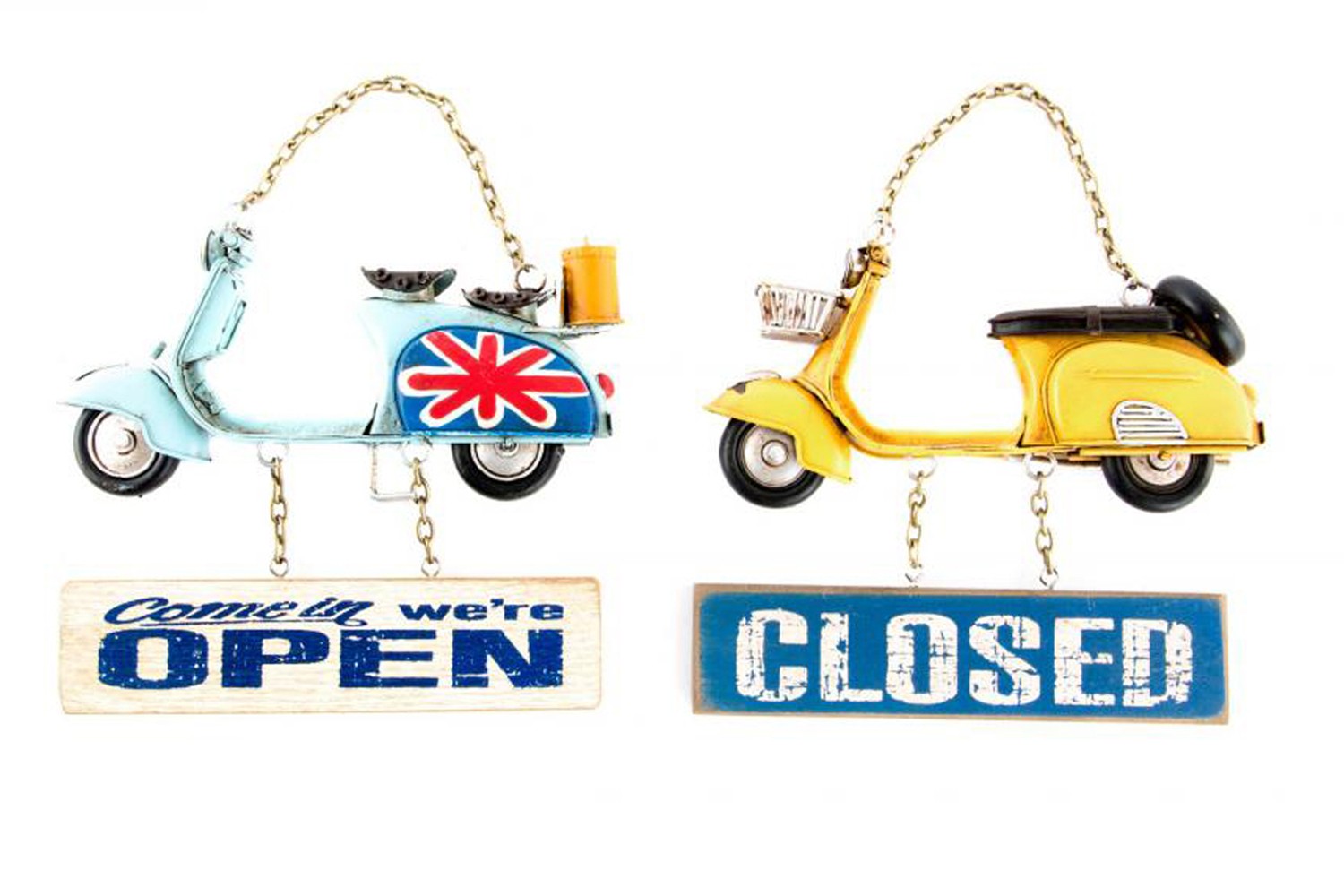 Plate for Metal door (17x21 cm) Motorbike 2 models