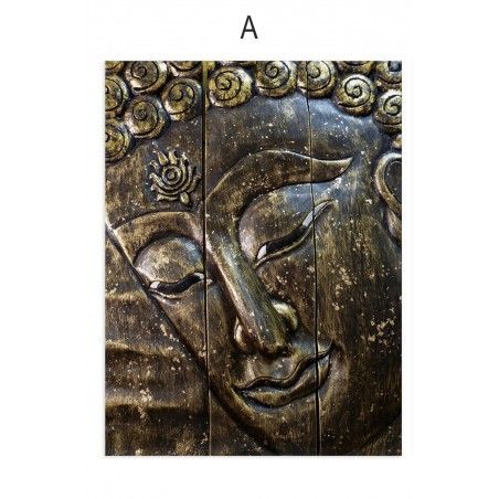 CAUDRO DECORATIVO FOTOIMPRESIÓN LIENZO BUDA 30X3X80CM