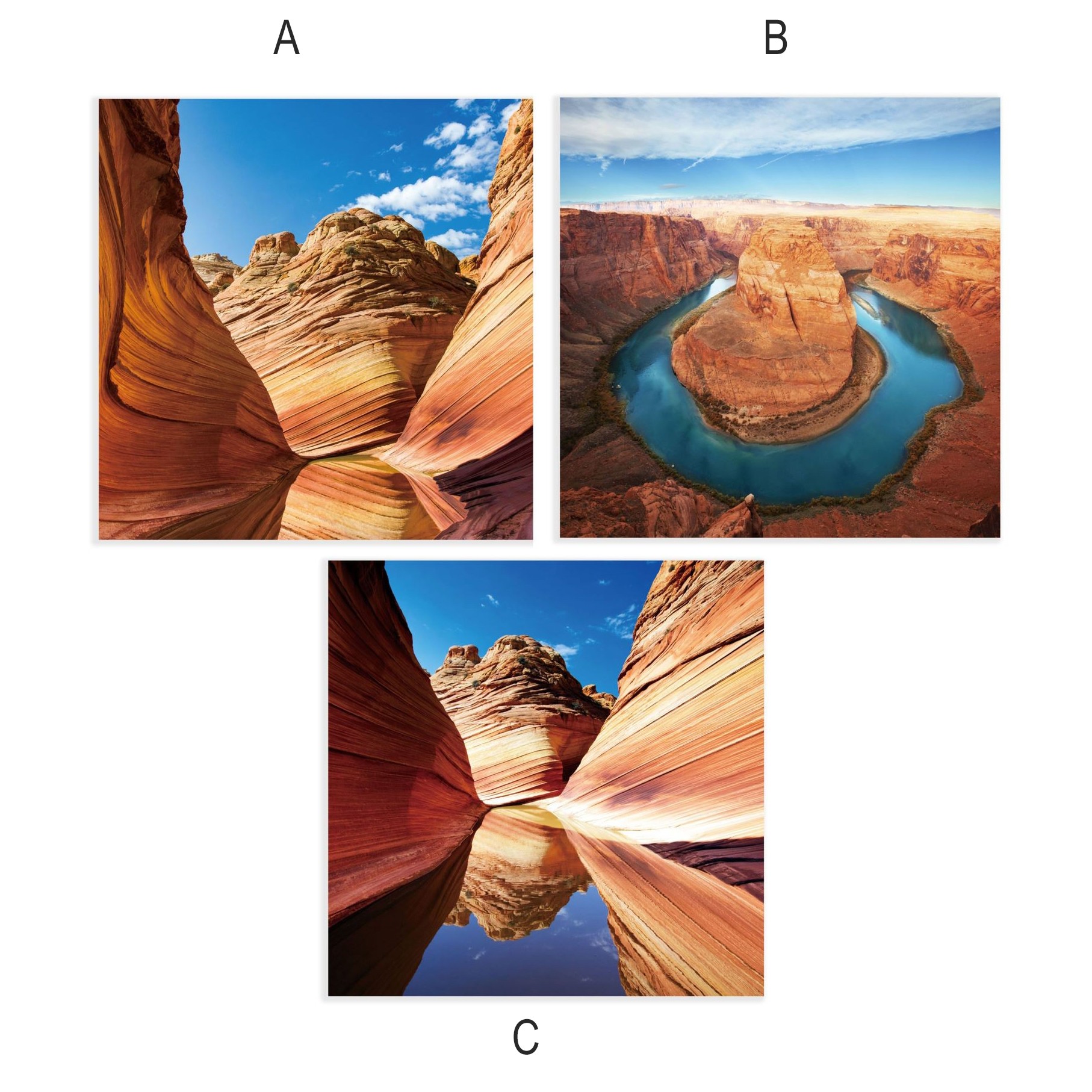 Cuadro fotoimpresión sobre lienzo, modelo Cañón del Colorado