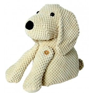 SujetaPuertas de tela Perro beige
