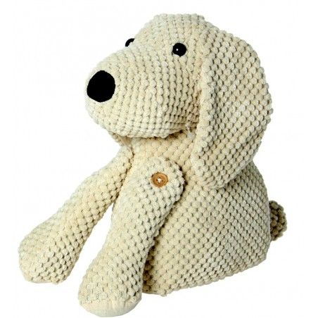 SujetaPuertas tissu Chien (25x21x10 cm) Gris
