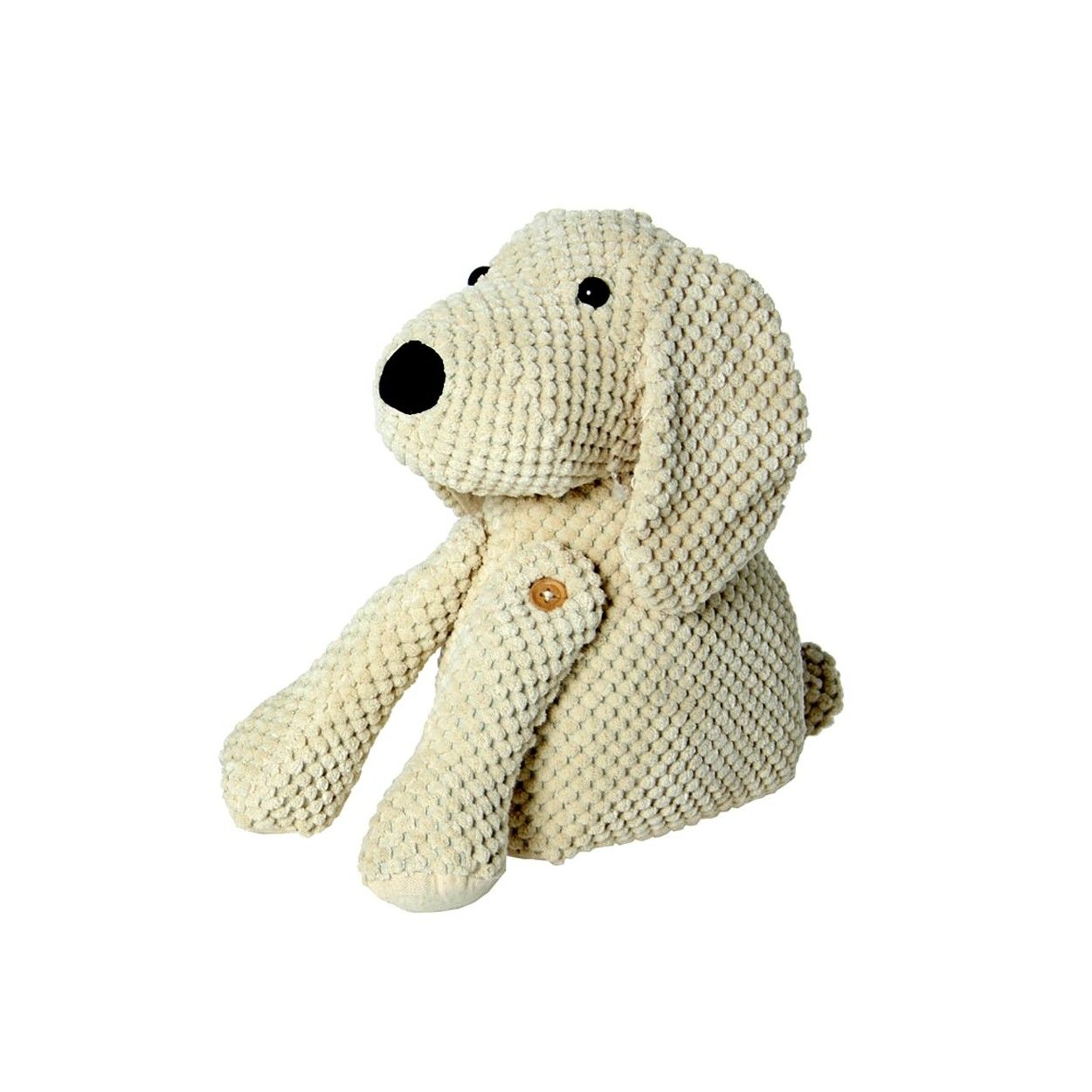 SujetaPuertas de tela Perro beige
