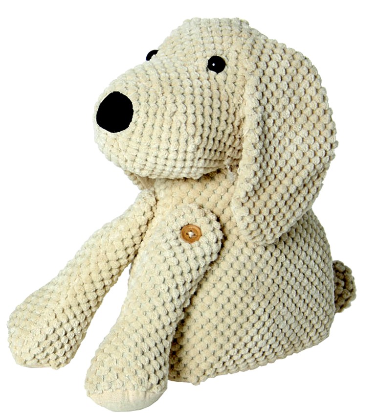 SujetaPuertas fabric Dog (25x21x10 cm) Gray