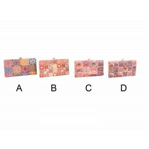 Monedero cierre metálico - Modelo azulejos