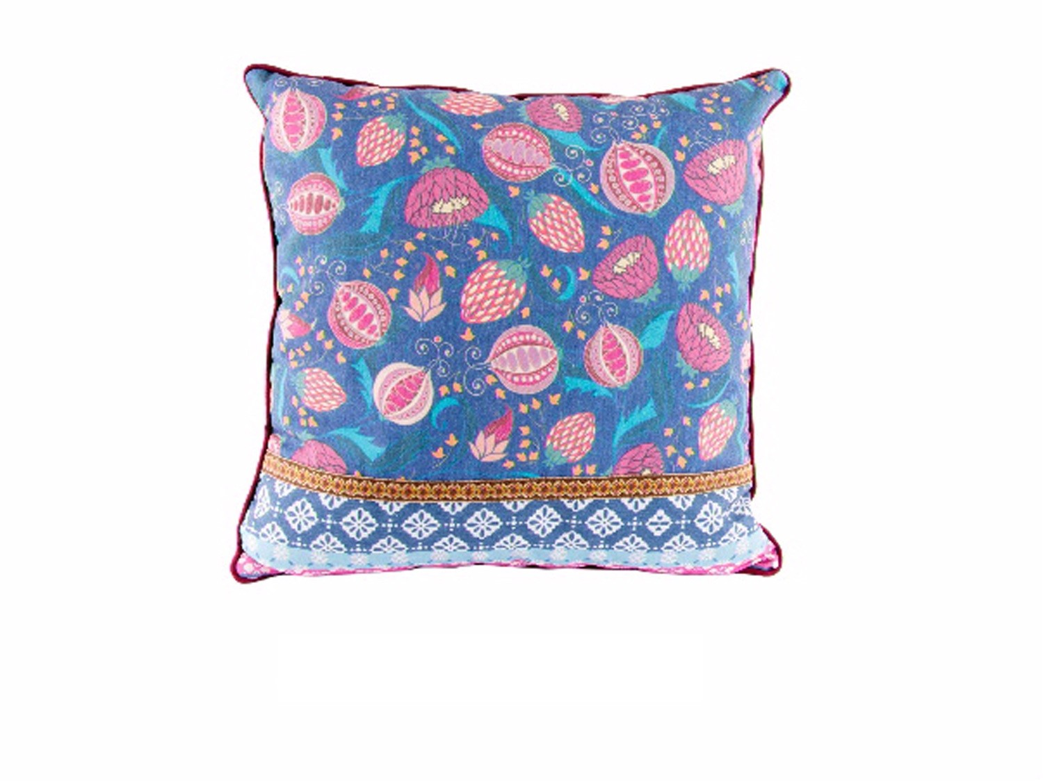 Coussin carré - Motif floral