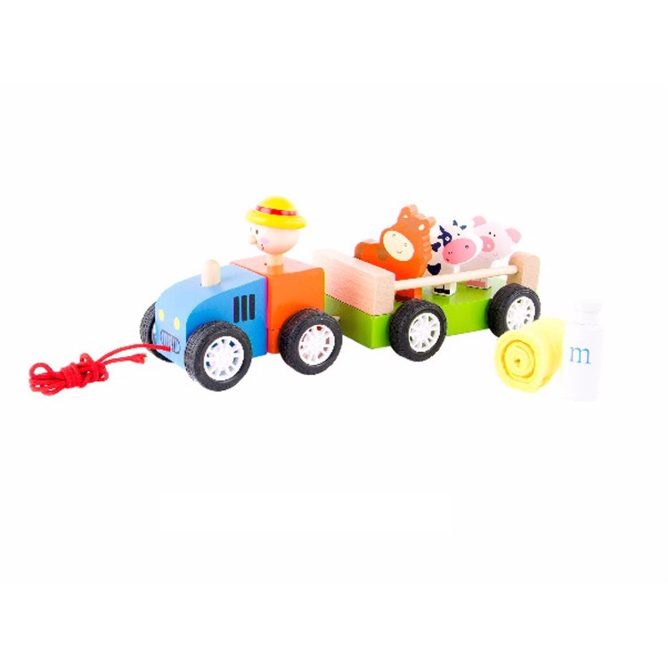 Déflecteurs bois enfant - Modèle de Tracteur