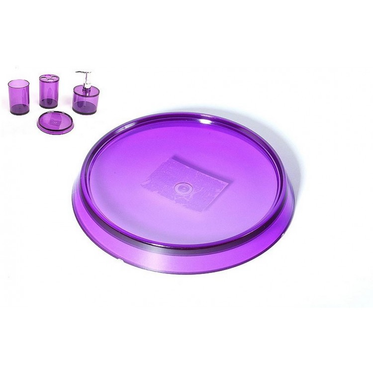 Porte-savon violet