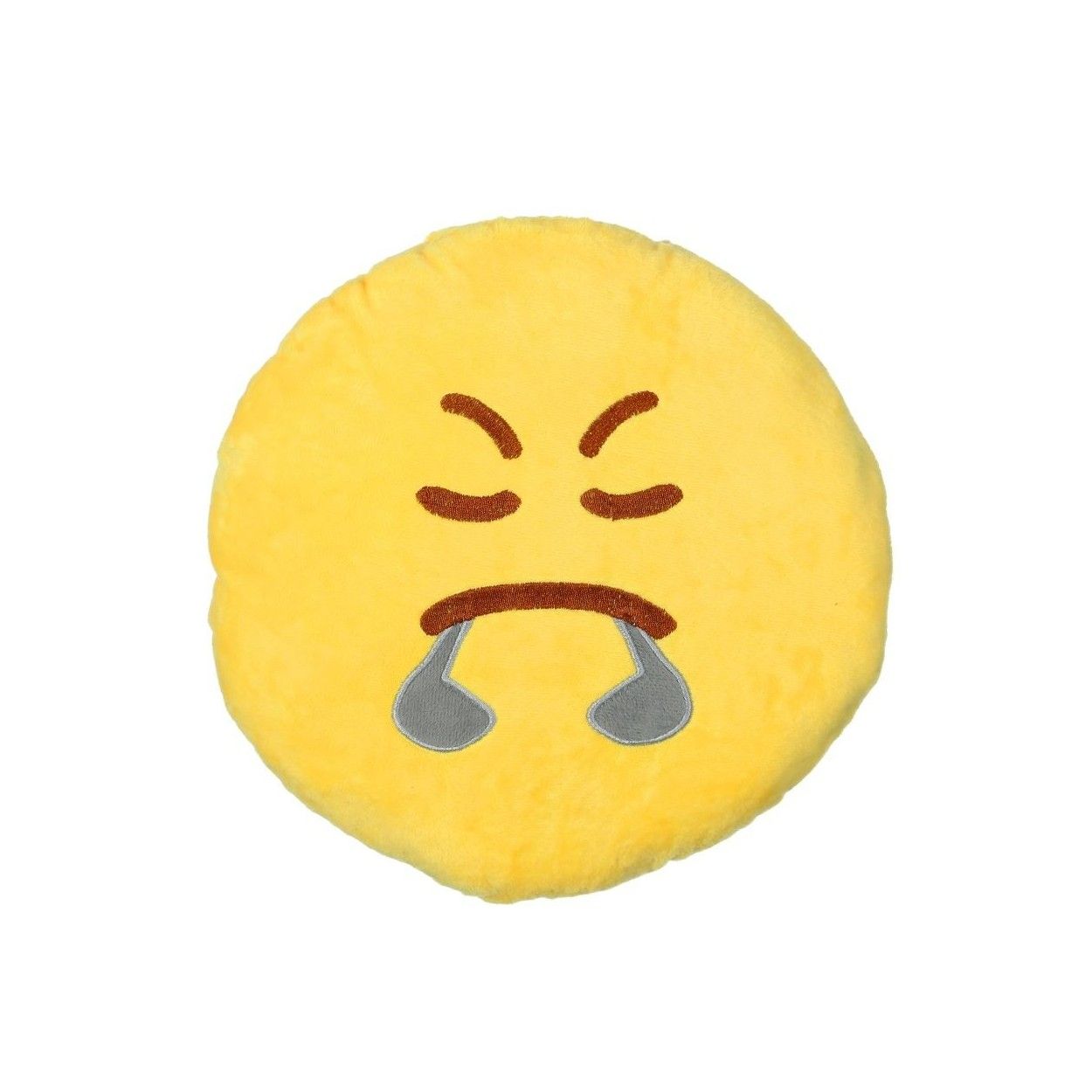 Coussin en Colère jaune