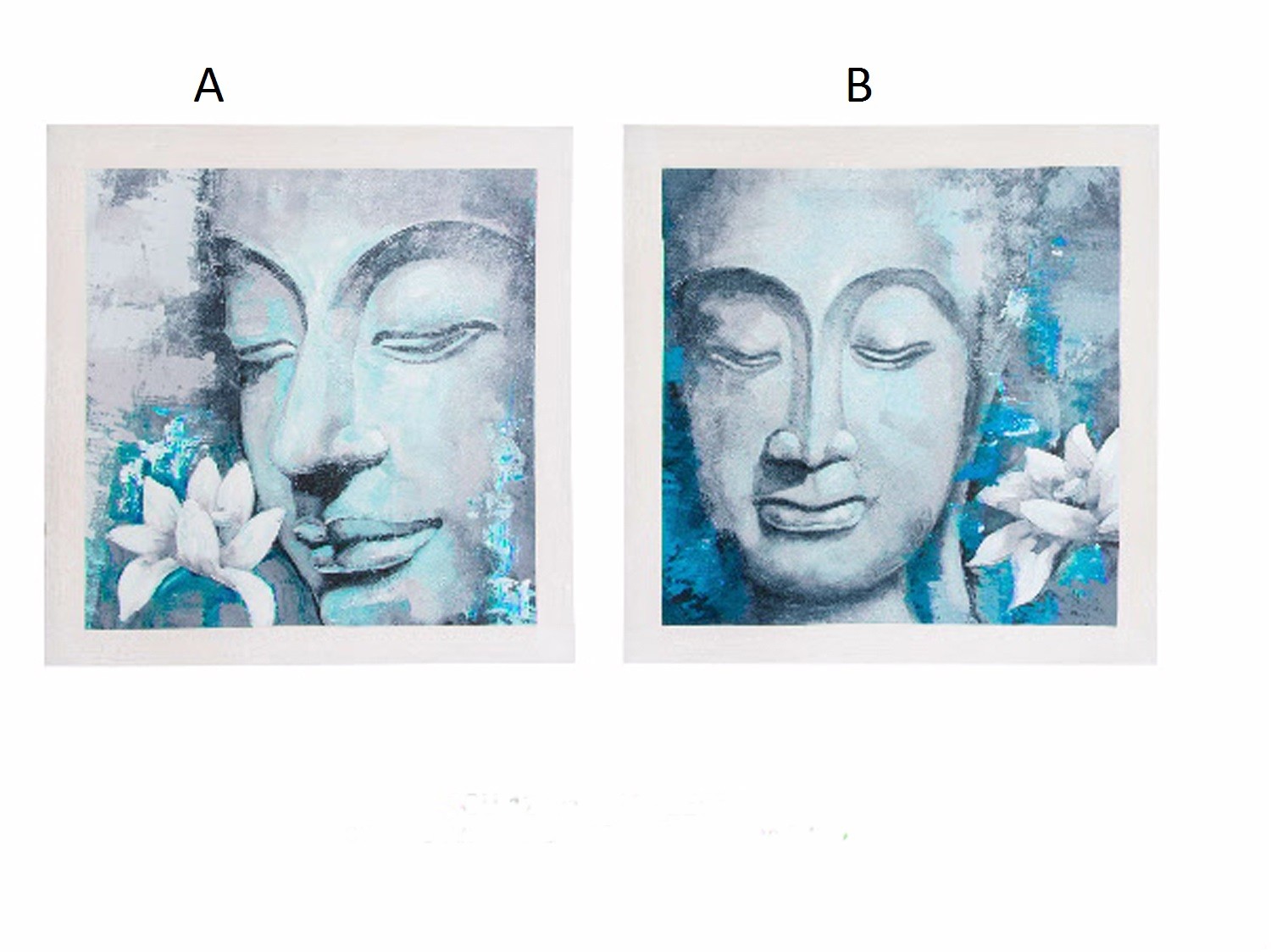 Pittura su tela buddha