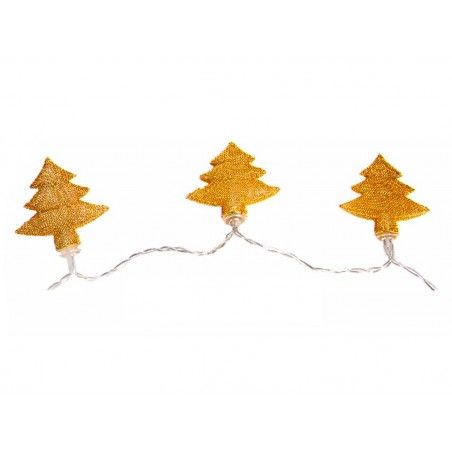 GUIRNALDA LED ÁRBOL NAVIDAD 10 LUCES 150 CM