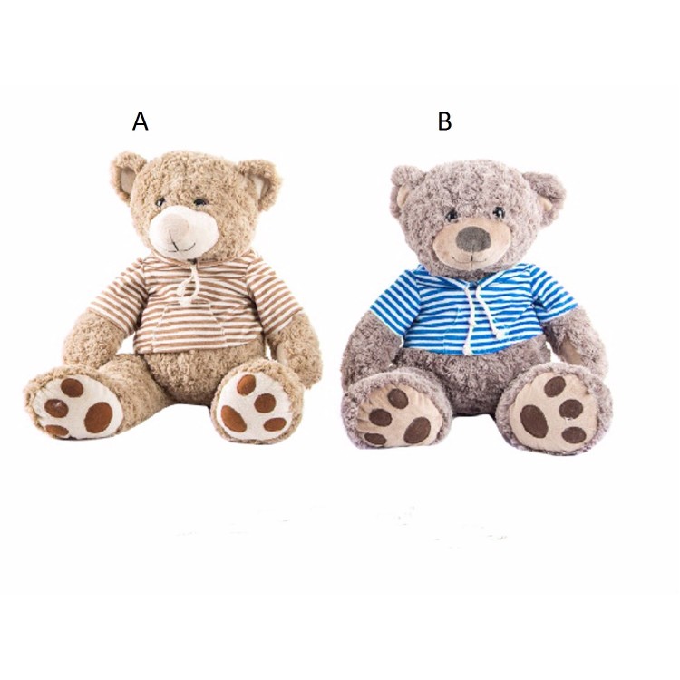 oso de peluche poliester con sudadera