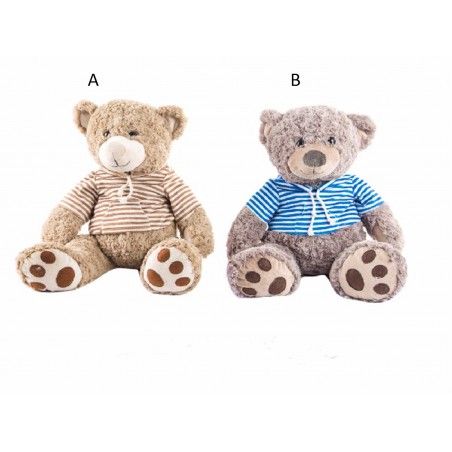 oso de peluche poliester con sudadera