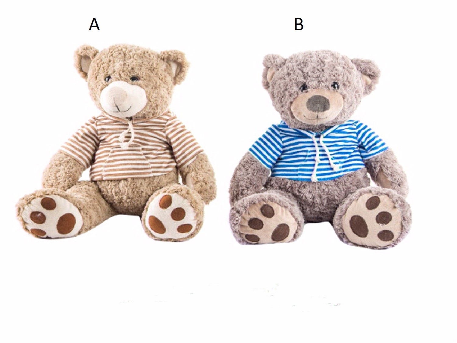 oso de peluche poliester con sudadera