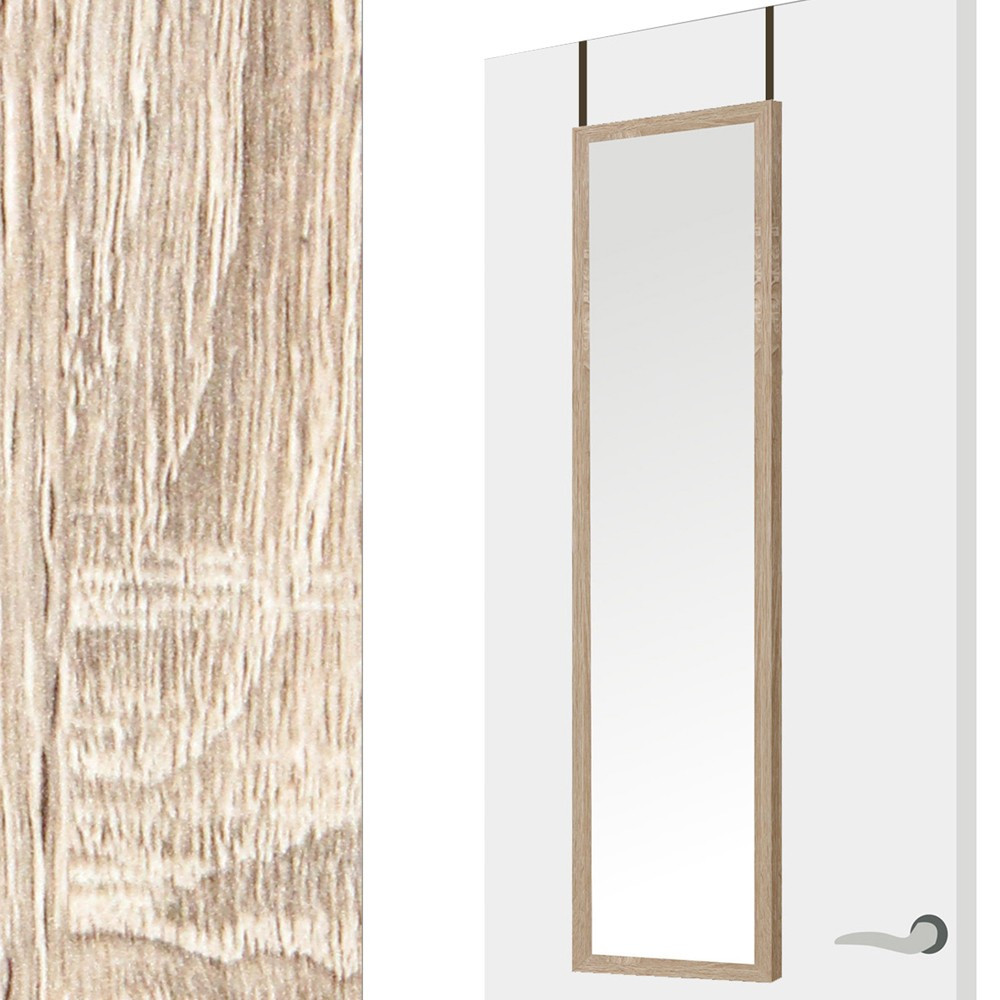 Miroir de porte naturel