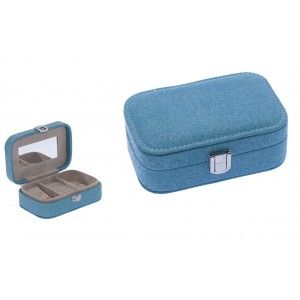 Bijoutier en simili-cuir Bleu