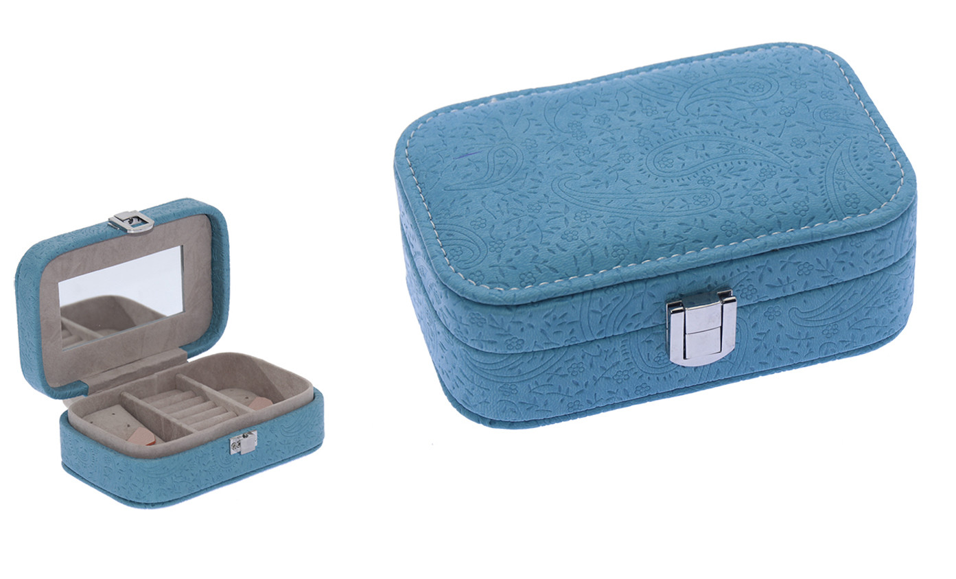 Bijoutier en simili-cuir Bleu