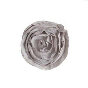 Cuscino di cotone e Poliestere Modello Rosa. Grigio