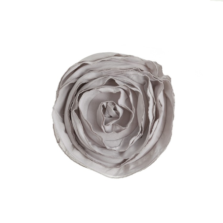 Cuscino di cotone e Poliestere Modello Rosa. Grigio