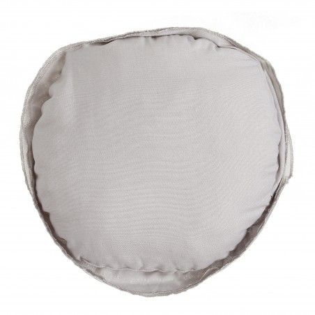 Cuscino di cotone e Poliestere Modello Rosa. Grigio