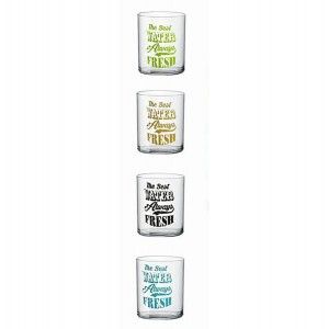 Set di 4 Bicchieri di acqua di Vetro