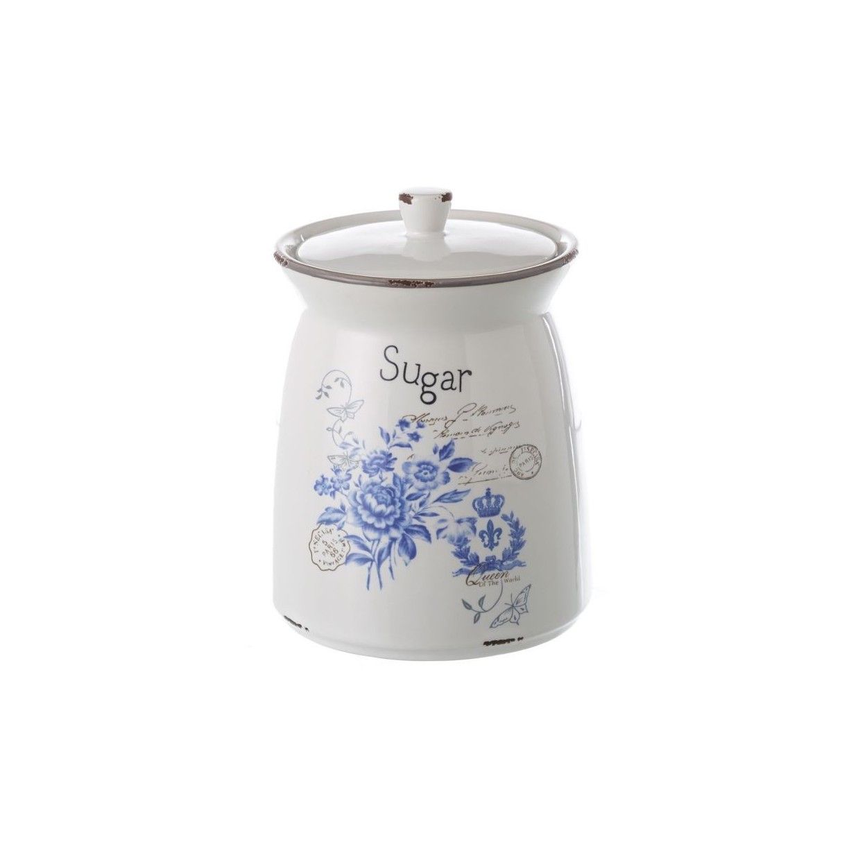 Jar pour le Sucre. Grès Blanc