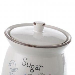 Jar pour le Sucre. Grès Blanc