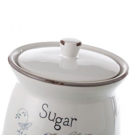 Jar pour le Sucre. Grès Blanc