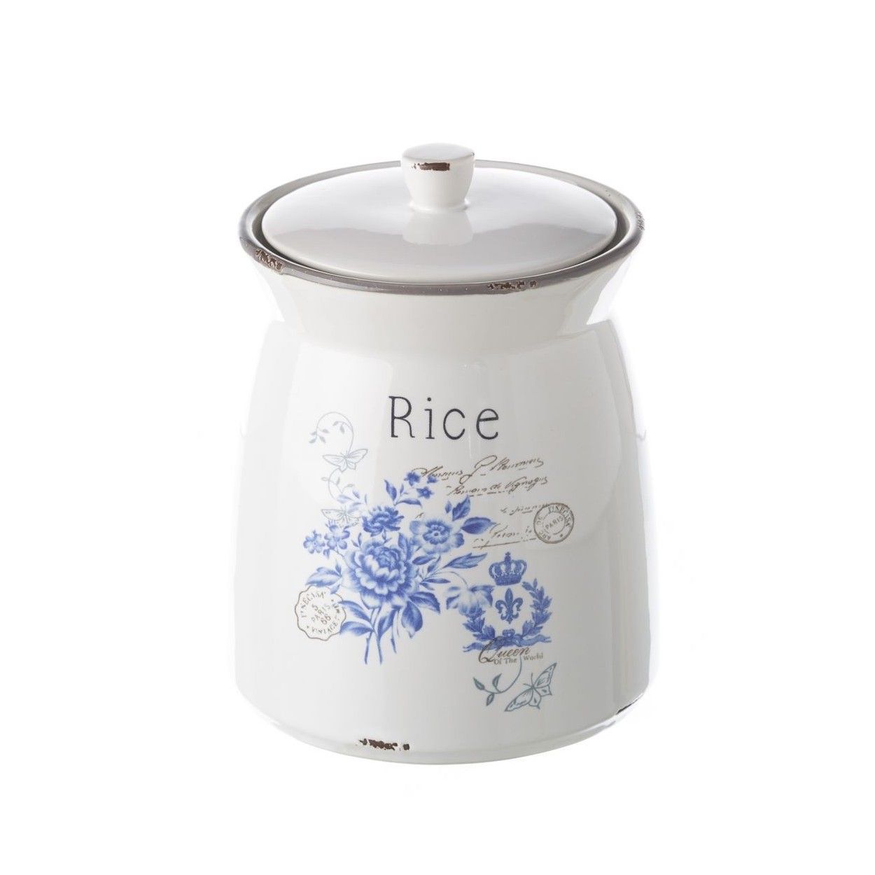 Le bocal pour le Riz. Grès Blanc