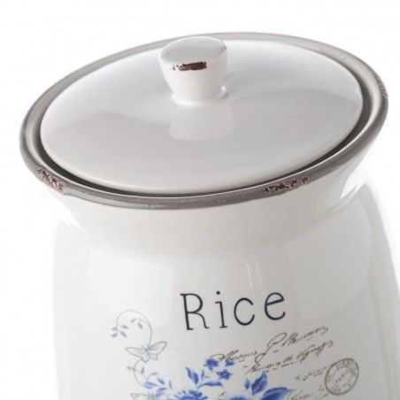 Le bocal pour le Riz. Grès Blanc