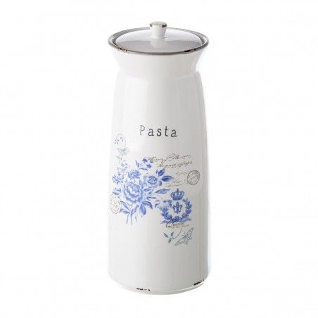 Pot for the Pasta. Stoneware White