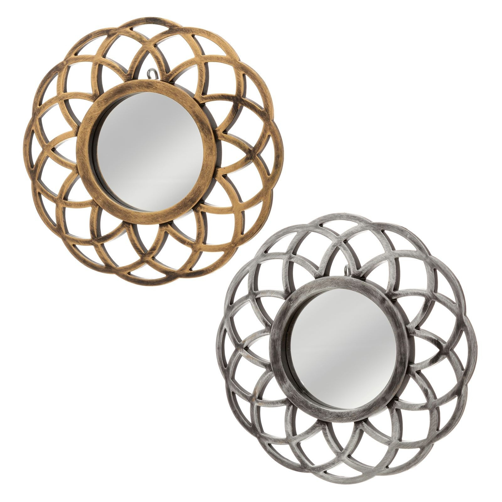 Circular mirror made of polypropylene
