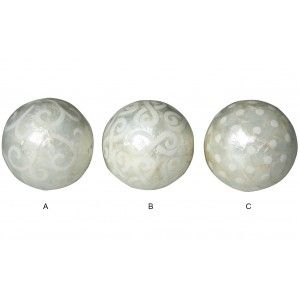 Bolas para decorar de Nácar. 3 modelos