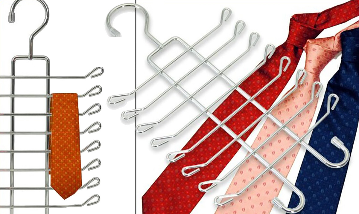 Tie Rack Chrome