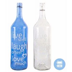 Lamp 40 led with bottle shape glass, model phrase