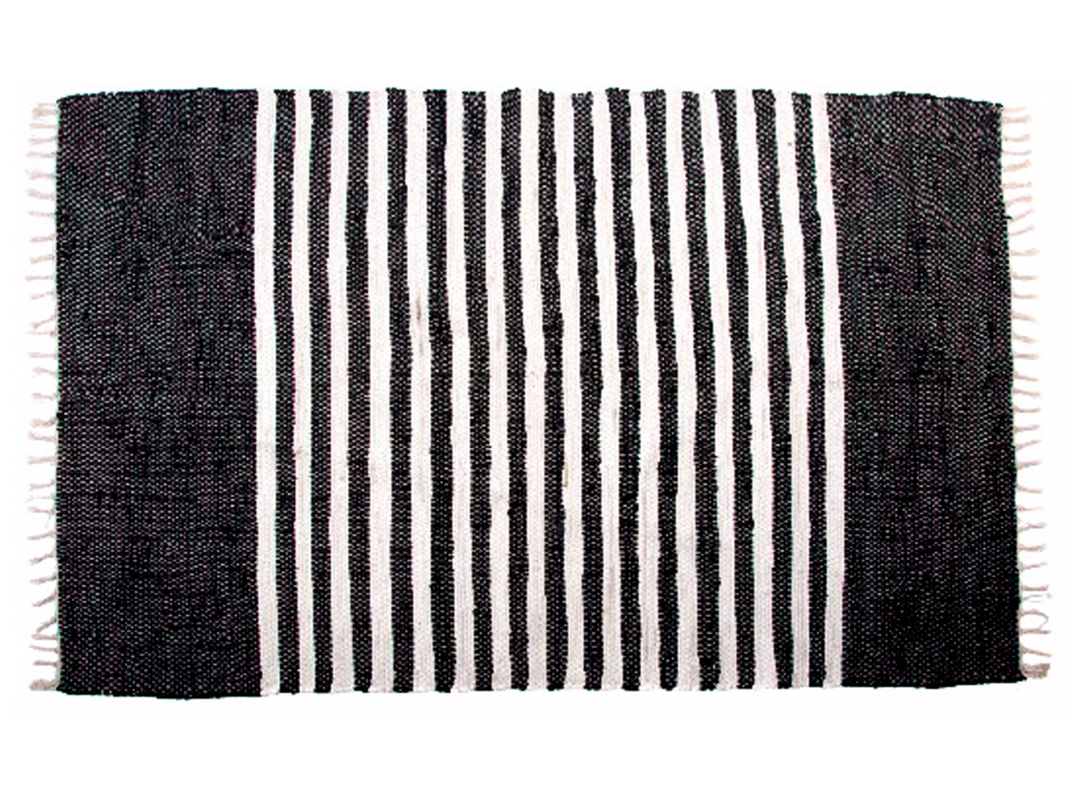 Carpet 100% Cotton black and white