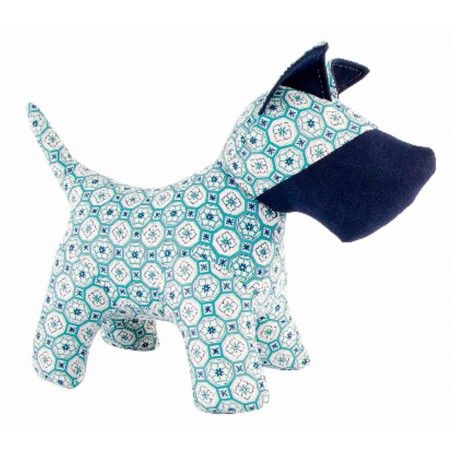 L'objet de la porte de coton pu en forme de chien