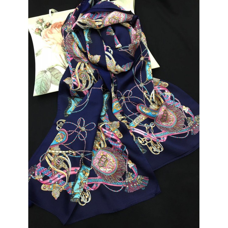 SILK HANDKERCHIEF 100% NATURAL VIWIN & SILK