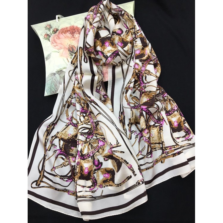 SILK HANDKERCHIEF 100% NATURAL VIWIN & SILK
